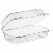 Dart StayLock Clear Hinged Lid Containers, 5.4 x 9 x 3.5, Clear, PK250 C35UT1